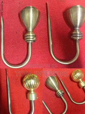 Metallic Curtain Tiebacks Wall Mounted Curtain Holders Per Pair
