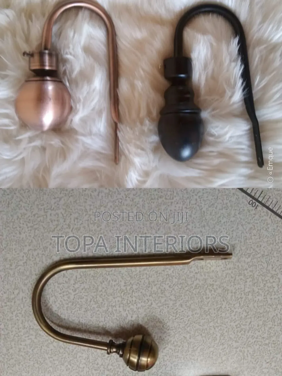 Wall Bracket Curtain Tiebacks Metallic Curtain Holders Per Piece
