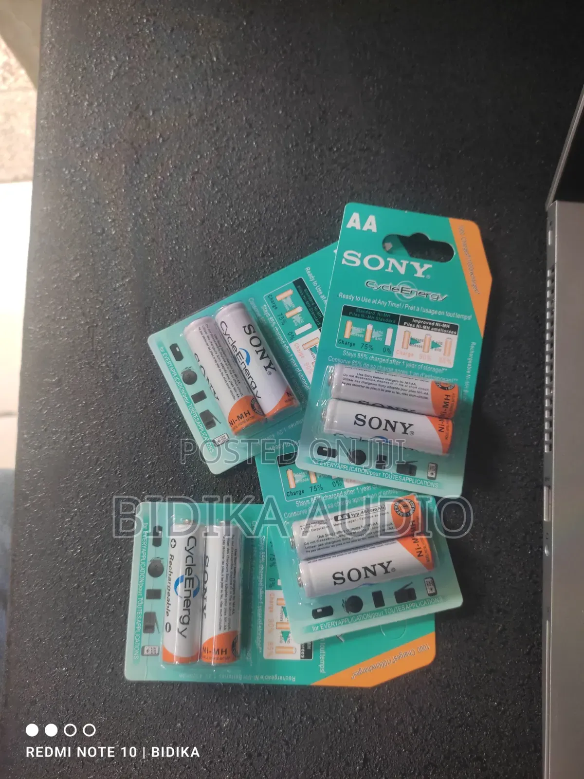 Rechargeable Sony Cycle Energy "AA"