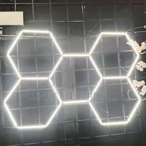 Honeycomb Hexagon LED Work Light for Garage Detailing Workshop