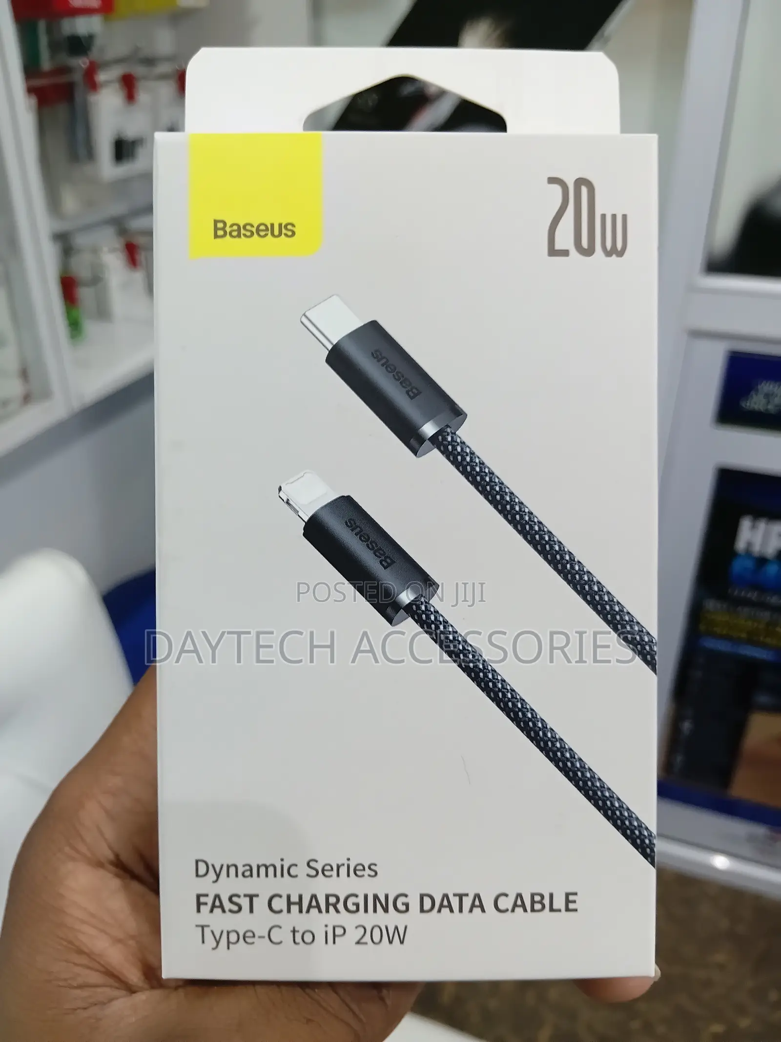 Baseus Type-C to Lightning Cable - 20W PD Fast Charging 480Mbps.