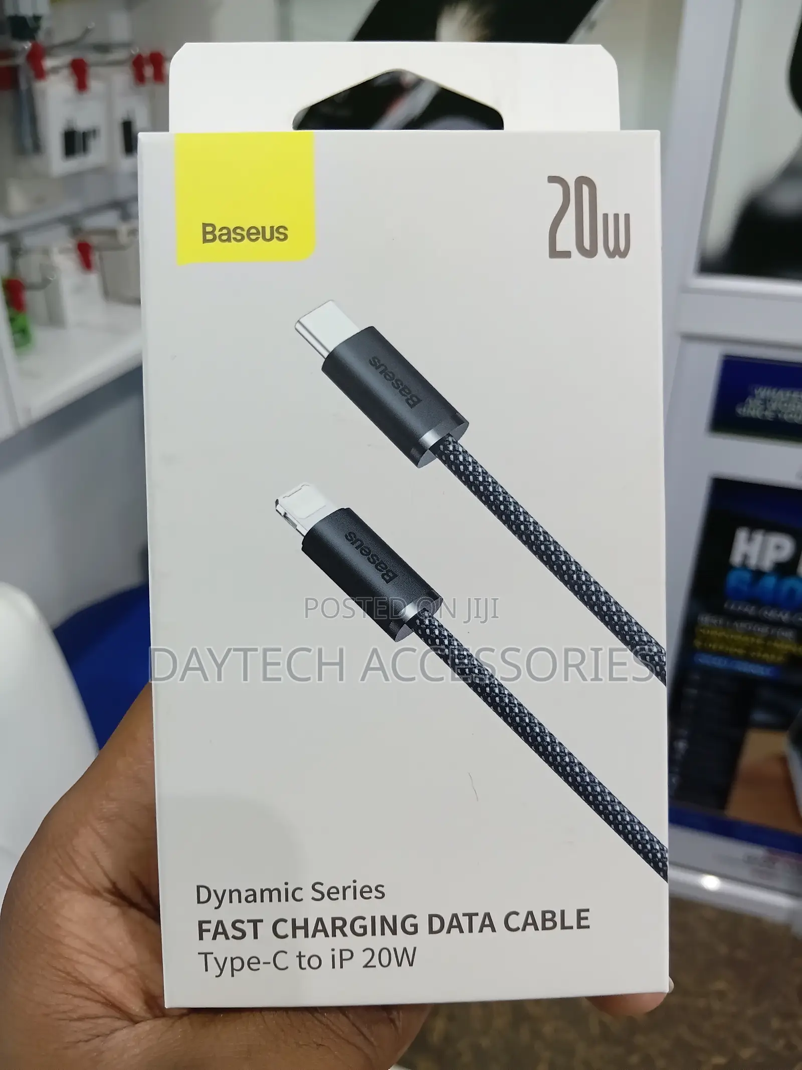 Baseus Type-C to Lightning Cable - 20W PD Fast Charging 480Mbps.