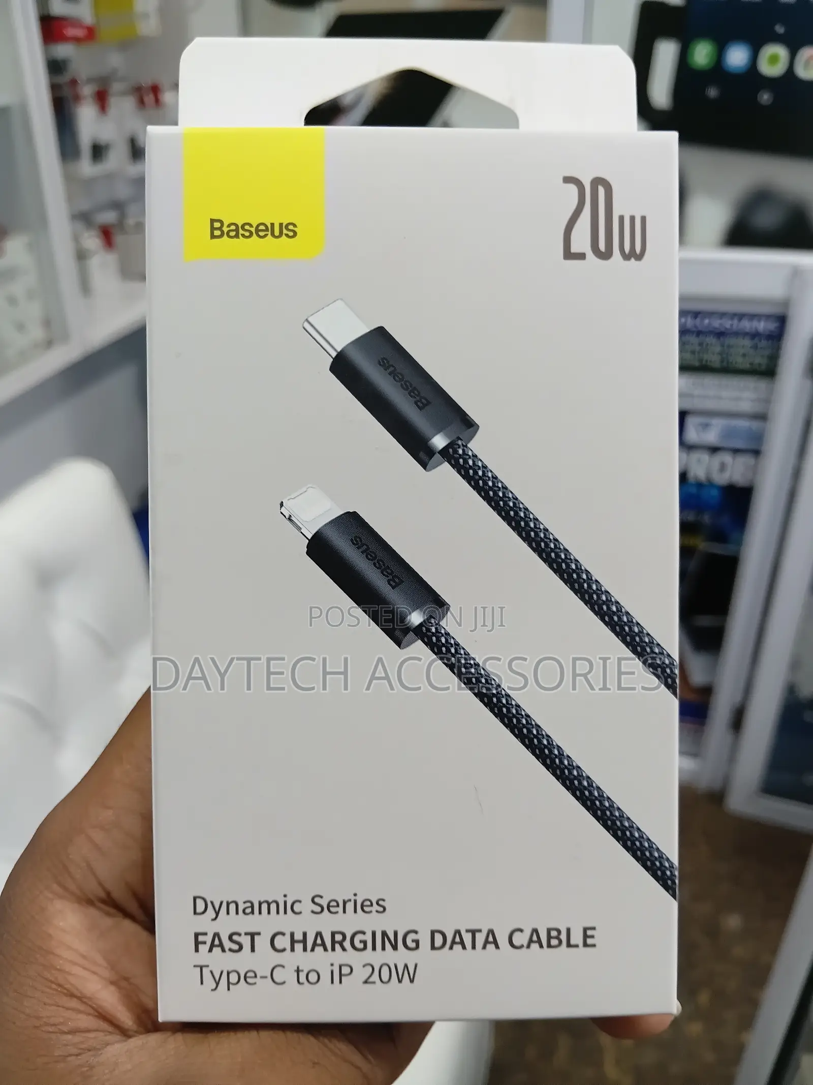 Baseus Type-C to Lightning Cable - 20W PD Fast Charging 480Mbps.