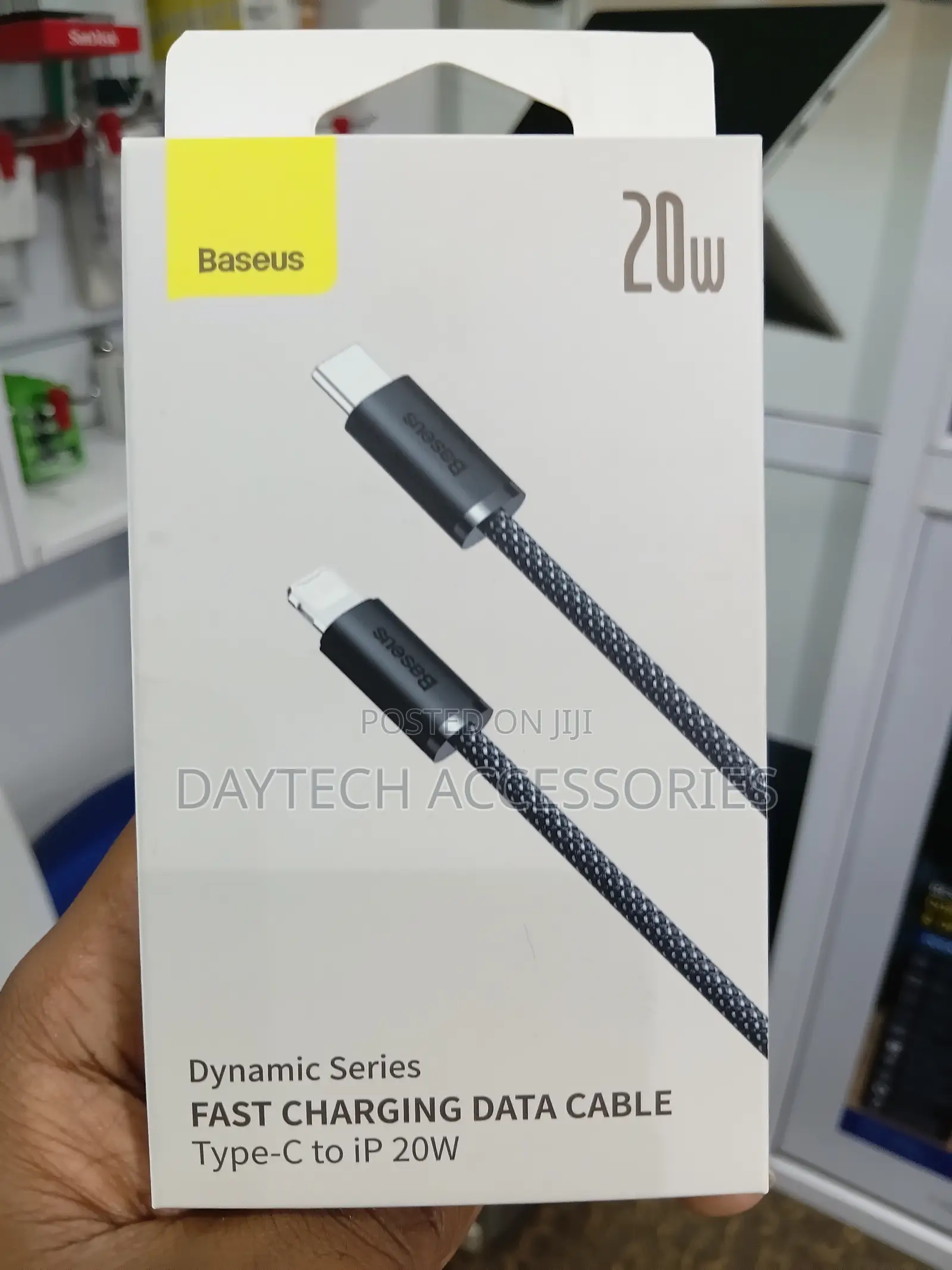 Baseus Type-C to Lightning Cable - 20W PD Fast Charging 480Mbps.