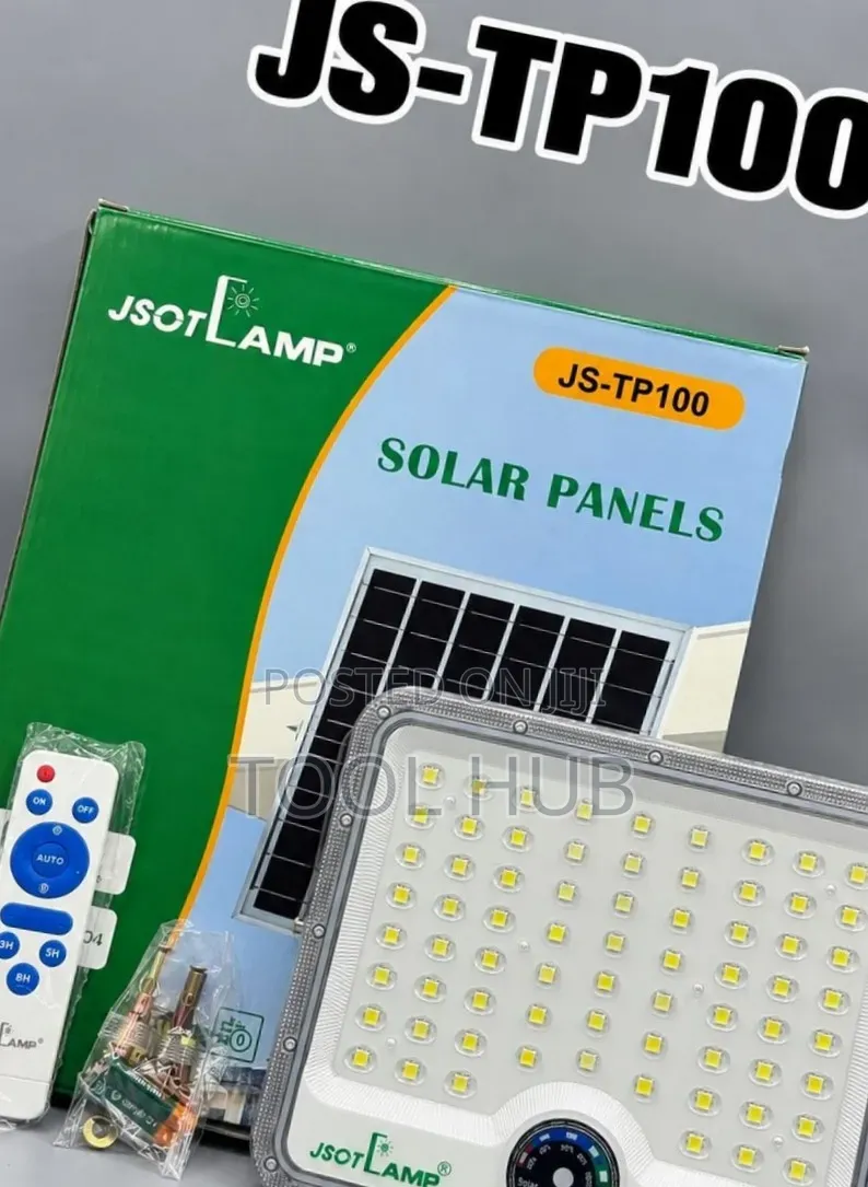 JSOT Lamp JS-TP100 100W Solar Flood Light