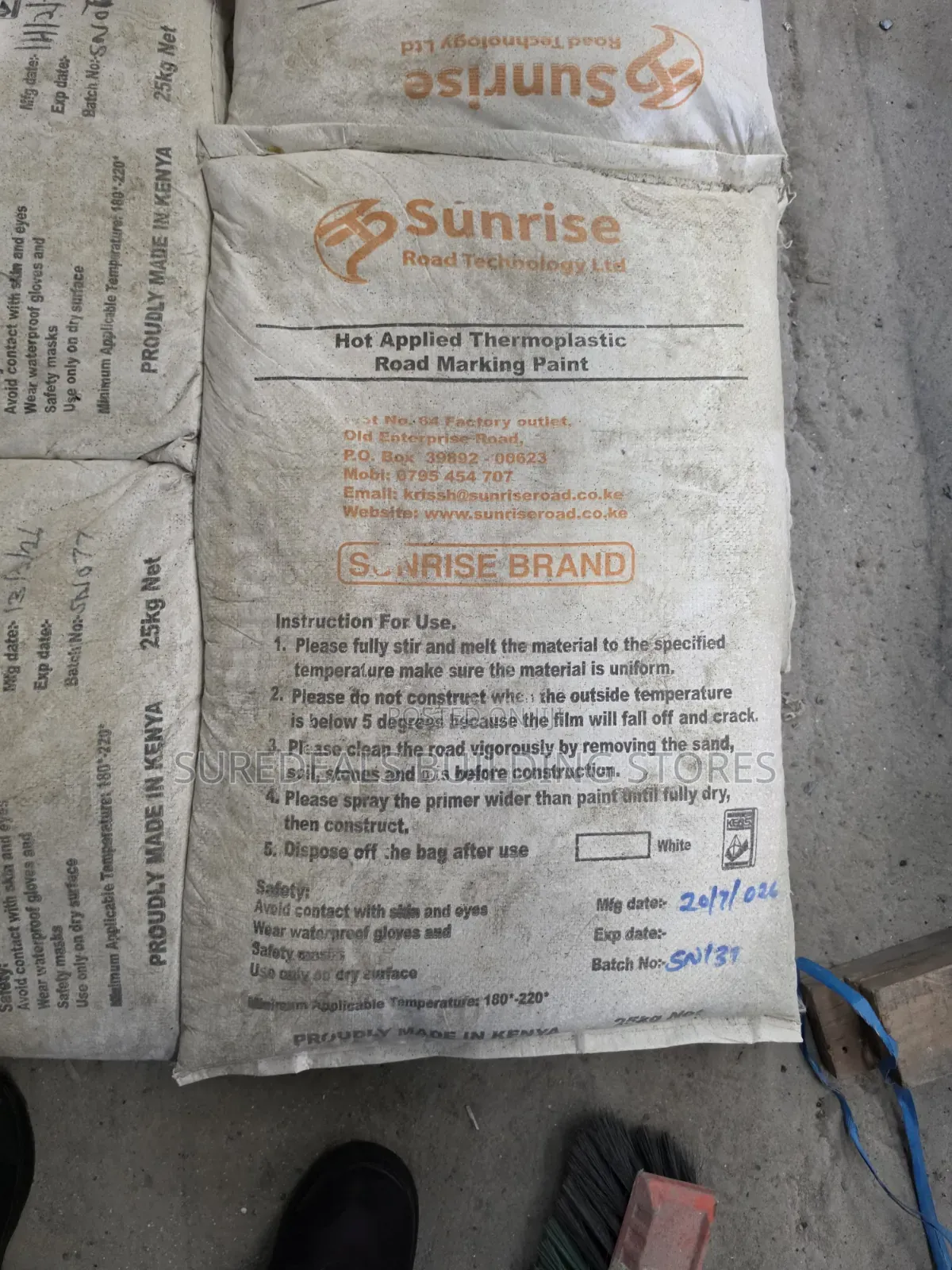 Thermoplastic Road Marking Paint- 25kg