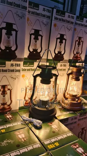 JSOT JS-T93 Solar and Hand Crank Lamps