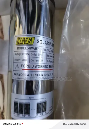 110m 1500w Solar Submersible Water Pump-Detailed