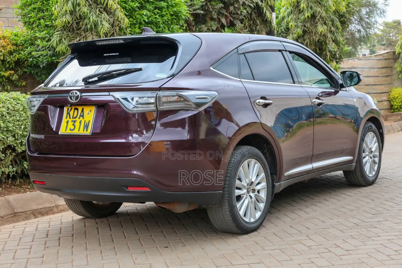 Toyota Harrier 2014 Burgundy