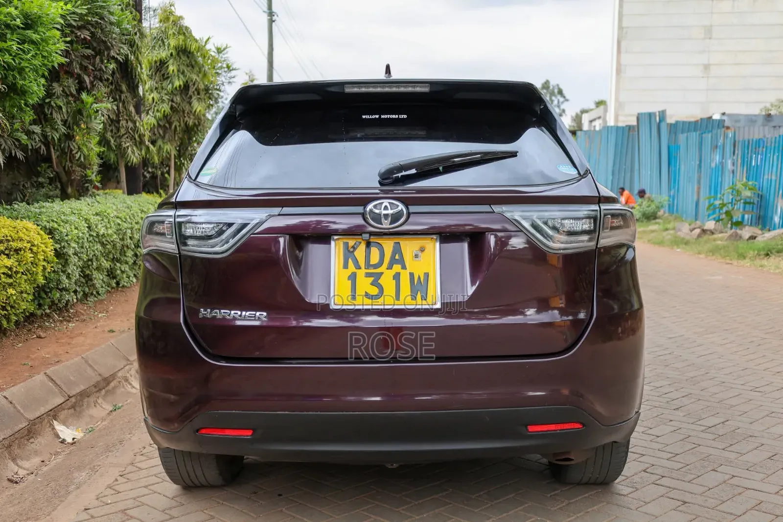 Toyota Harrier 2014 Burgundy
