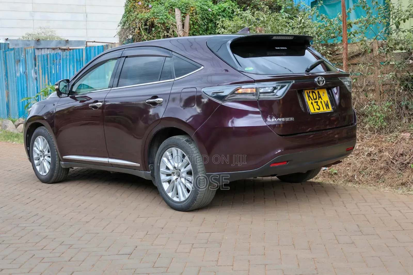 Toyota Harrier 2014 Burgundy