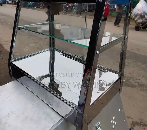 Stainless Food Warmer Display - main view