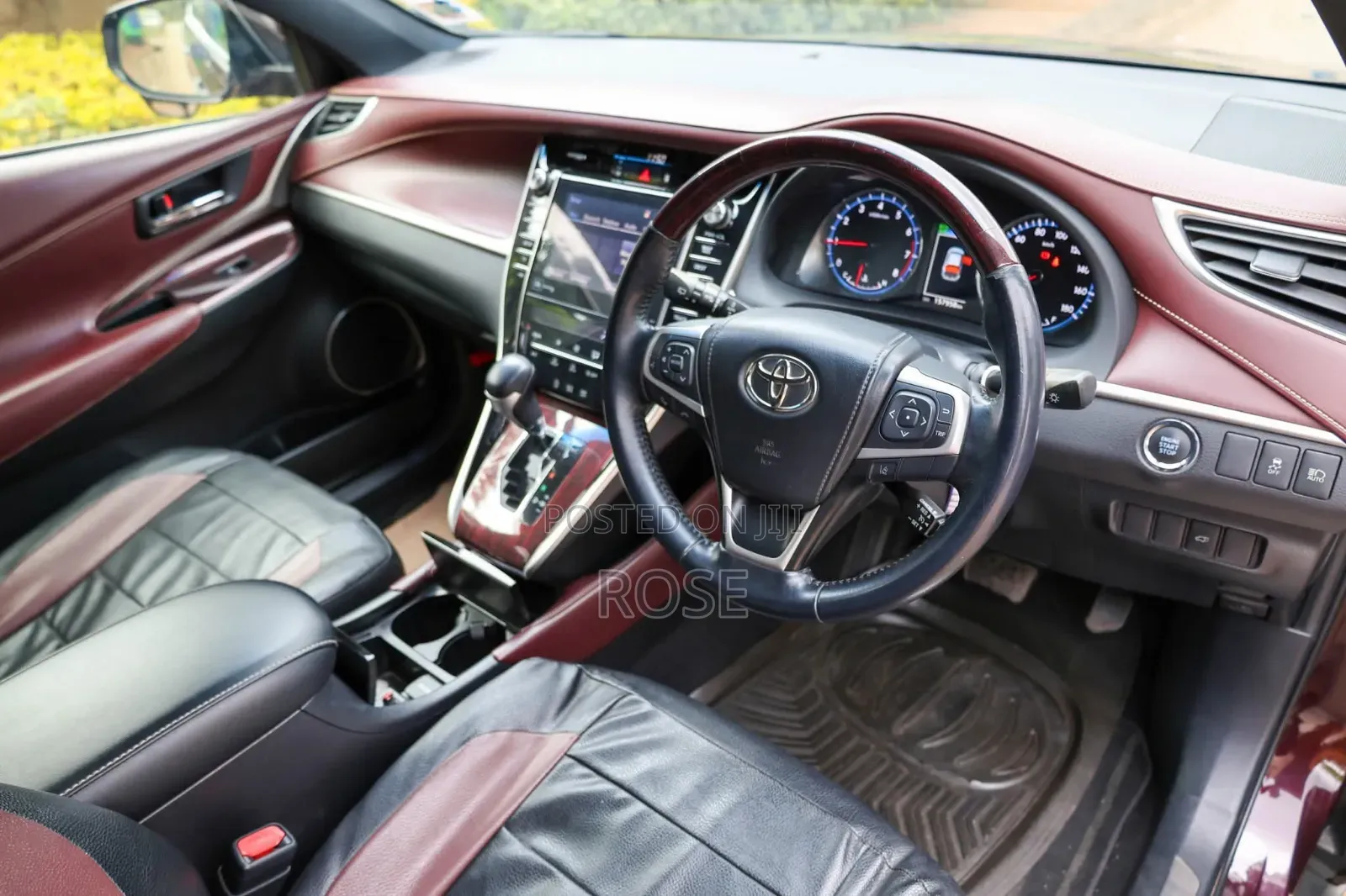 Toyota Harrier 2014 Burgundy