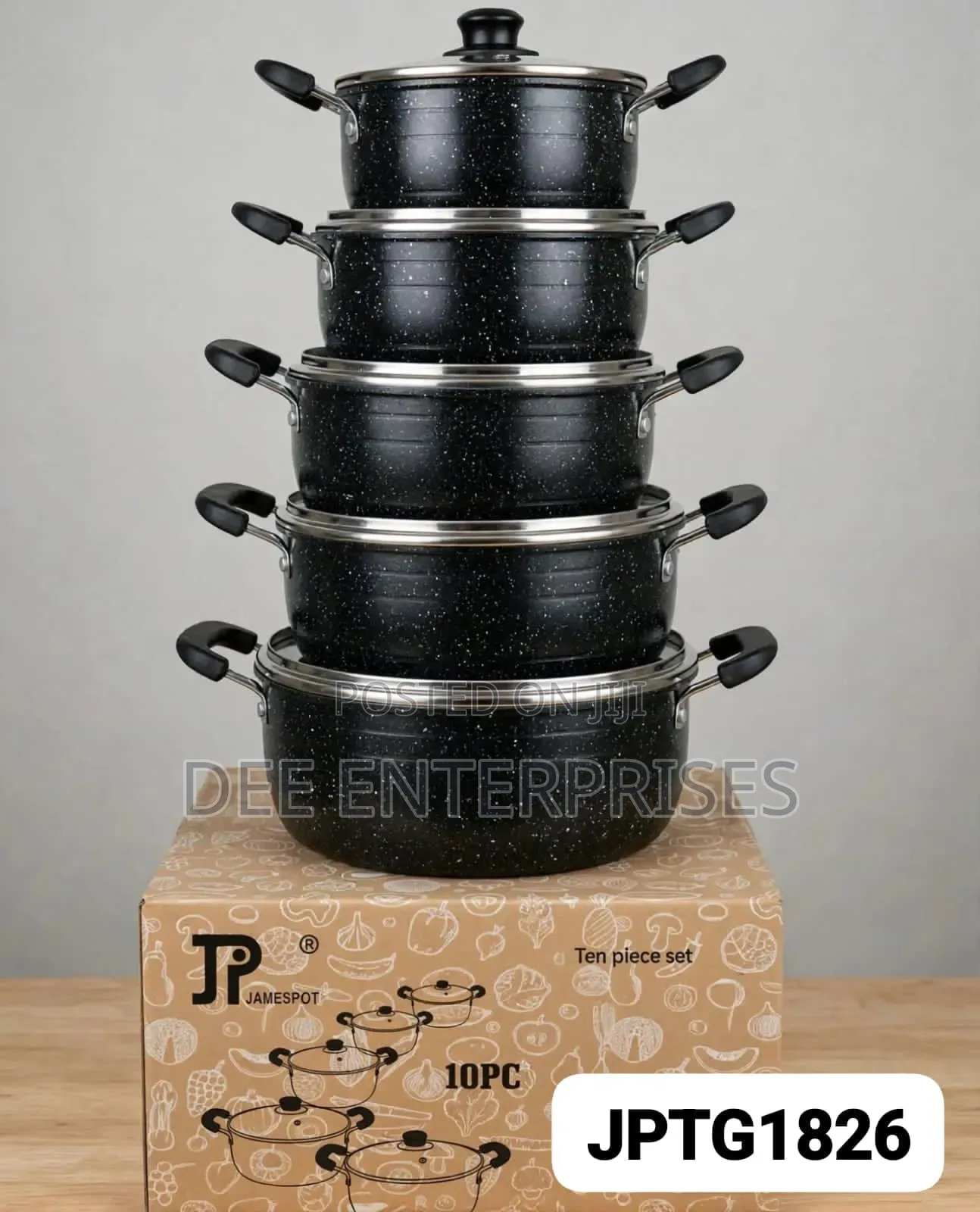 Jp Nonstick Cookware Set 10 PCS