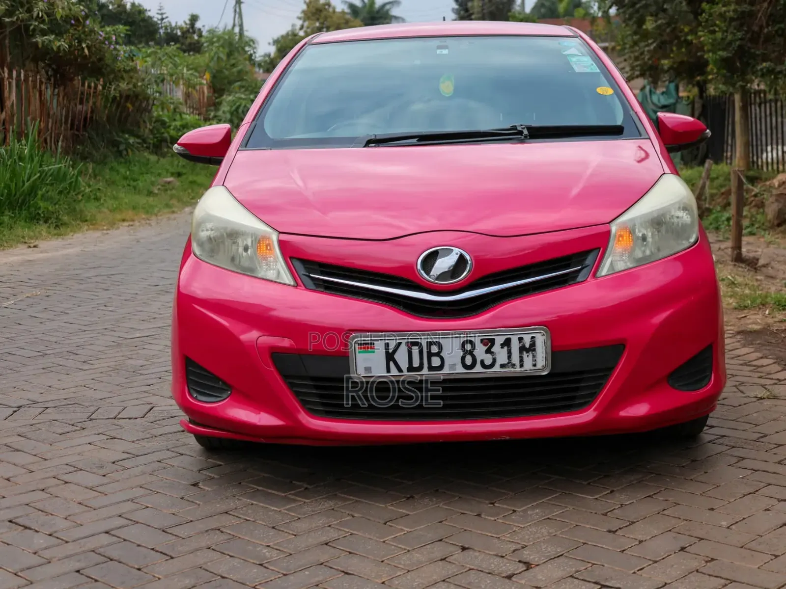 Toyota Vitz 2013 Pink
