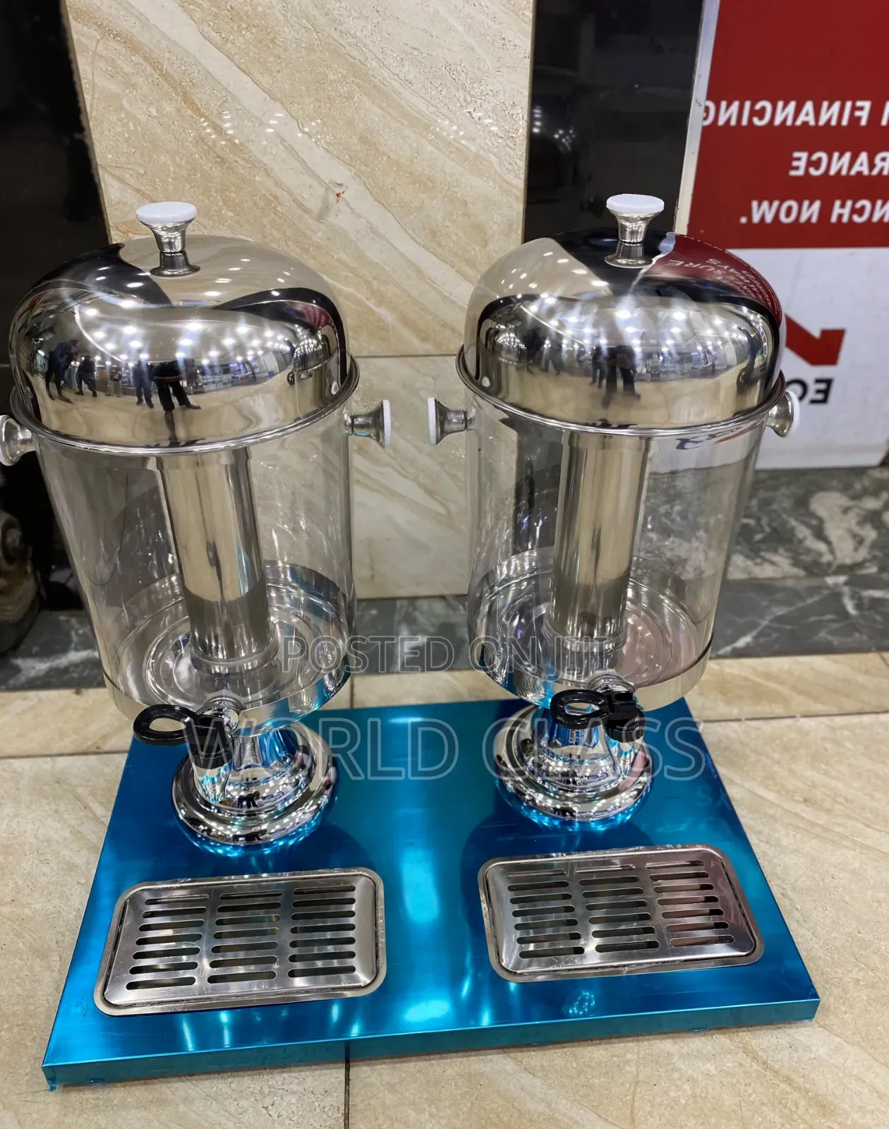 Euromax Double-Chamber Commercial Juice Dispenser