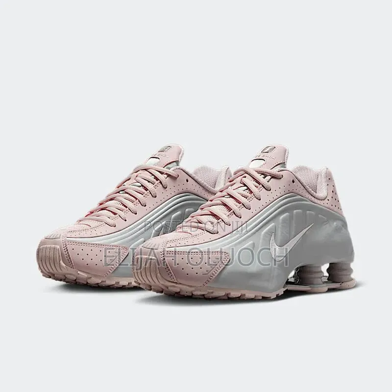 Nike Shox R4 . ” Barely Rose “ Quality Leather Size 36-41