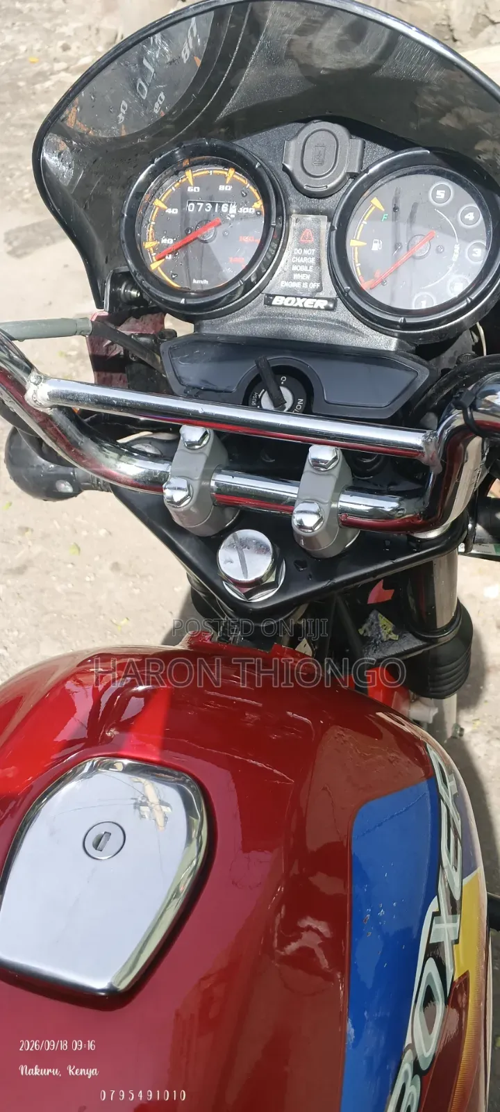 Bajaj Boxer 150 UG 2025 Red