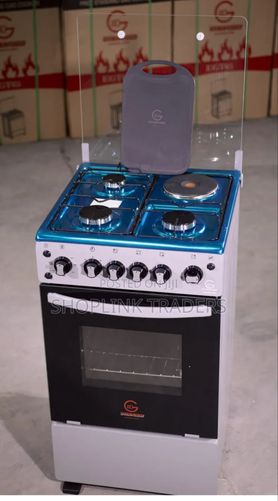Eurochef Standing Cooker 3+1 With Rapid Hoy Plate