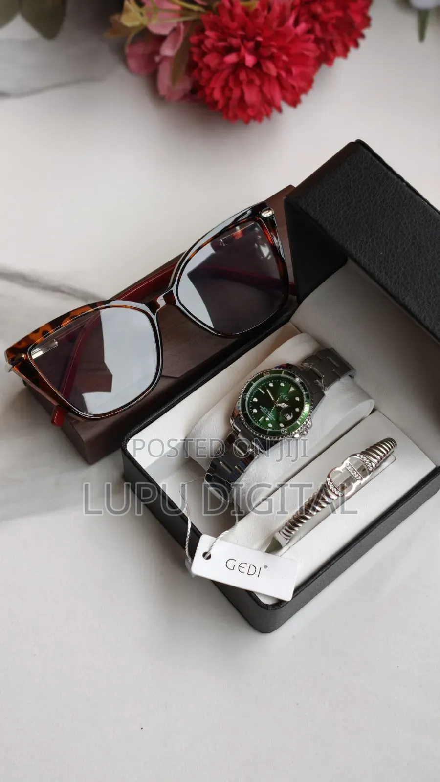 Sunglasses+Casing Watch Bracelet Twin Box