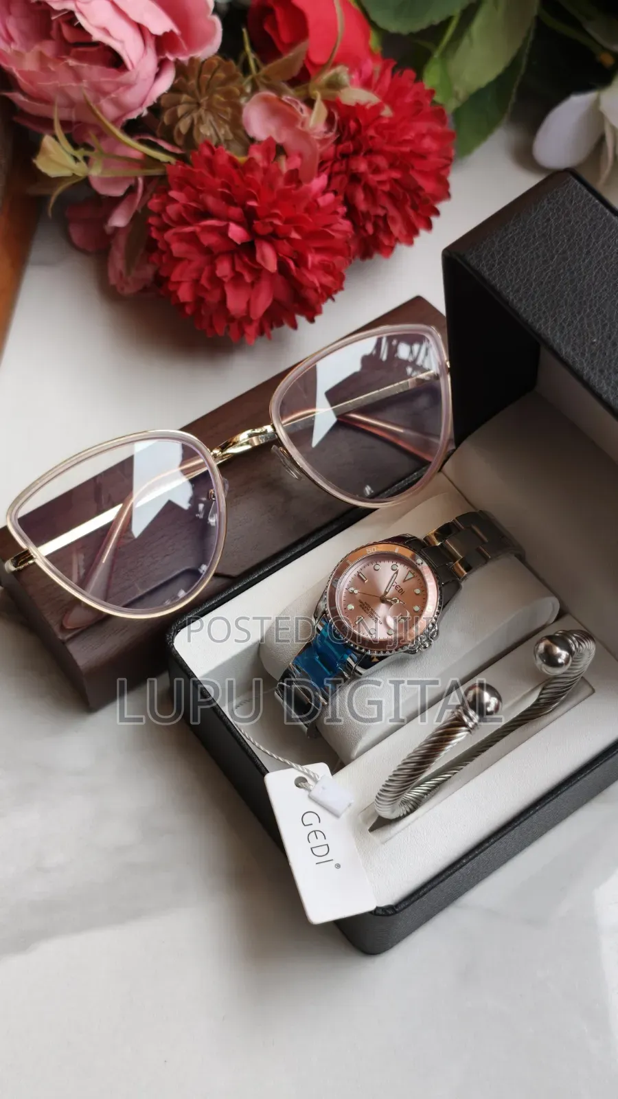 Sunglasses+Casing Watch Bracelet Twin Box