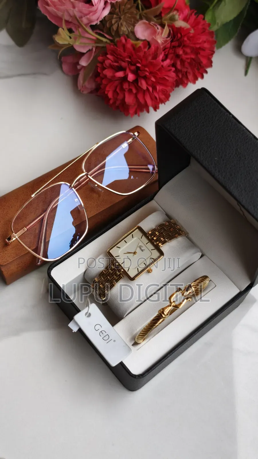 Sunglasses+Casing Watch Bracelet Twin Box