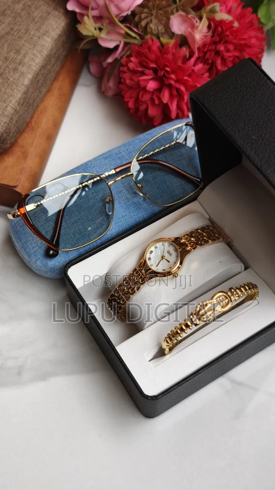 Sunglasses+Casing Watch Bracelet Twin Box
