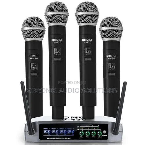 V-430 4 Channel Professional Wireless Microphone
