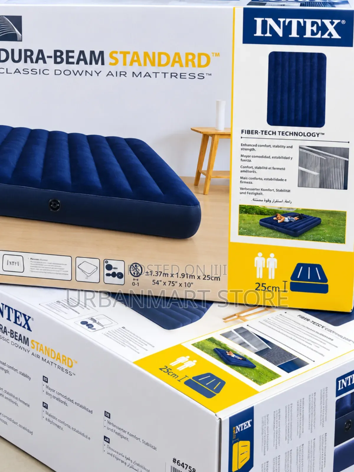 Brand New Intex Inflatable Mattress 4 by 6 With Free Electric Pump