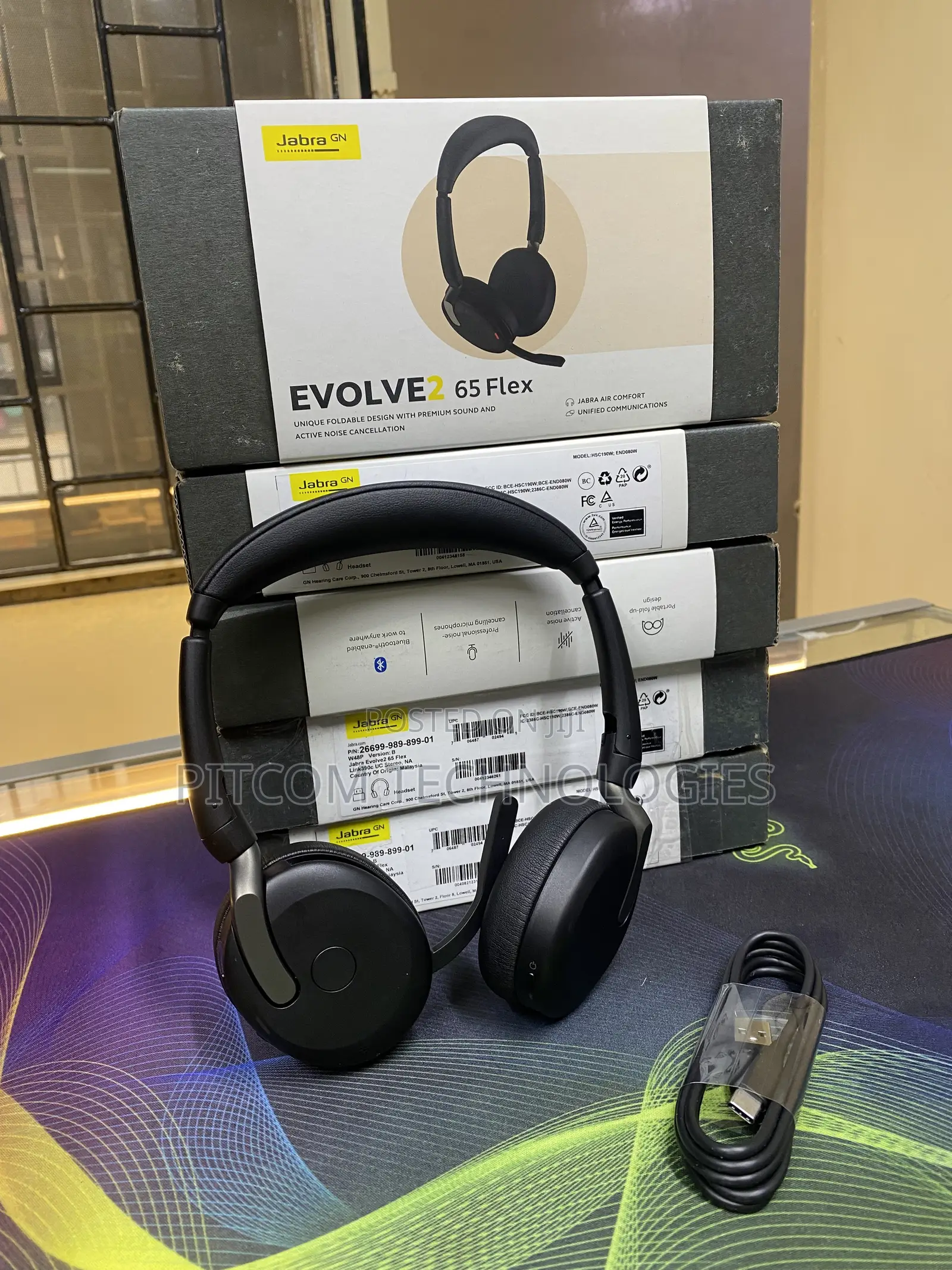 Jabra Headphones Evolve 2 65 Flex