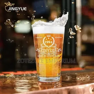 Vintage Beer Glass +Barrel Gift Set-Mwejeje