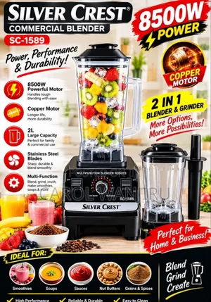 8500W Silvercrest 2in1 Blender /Silvercrest Commercial Blenders