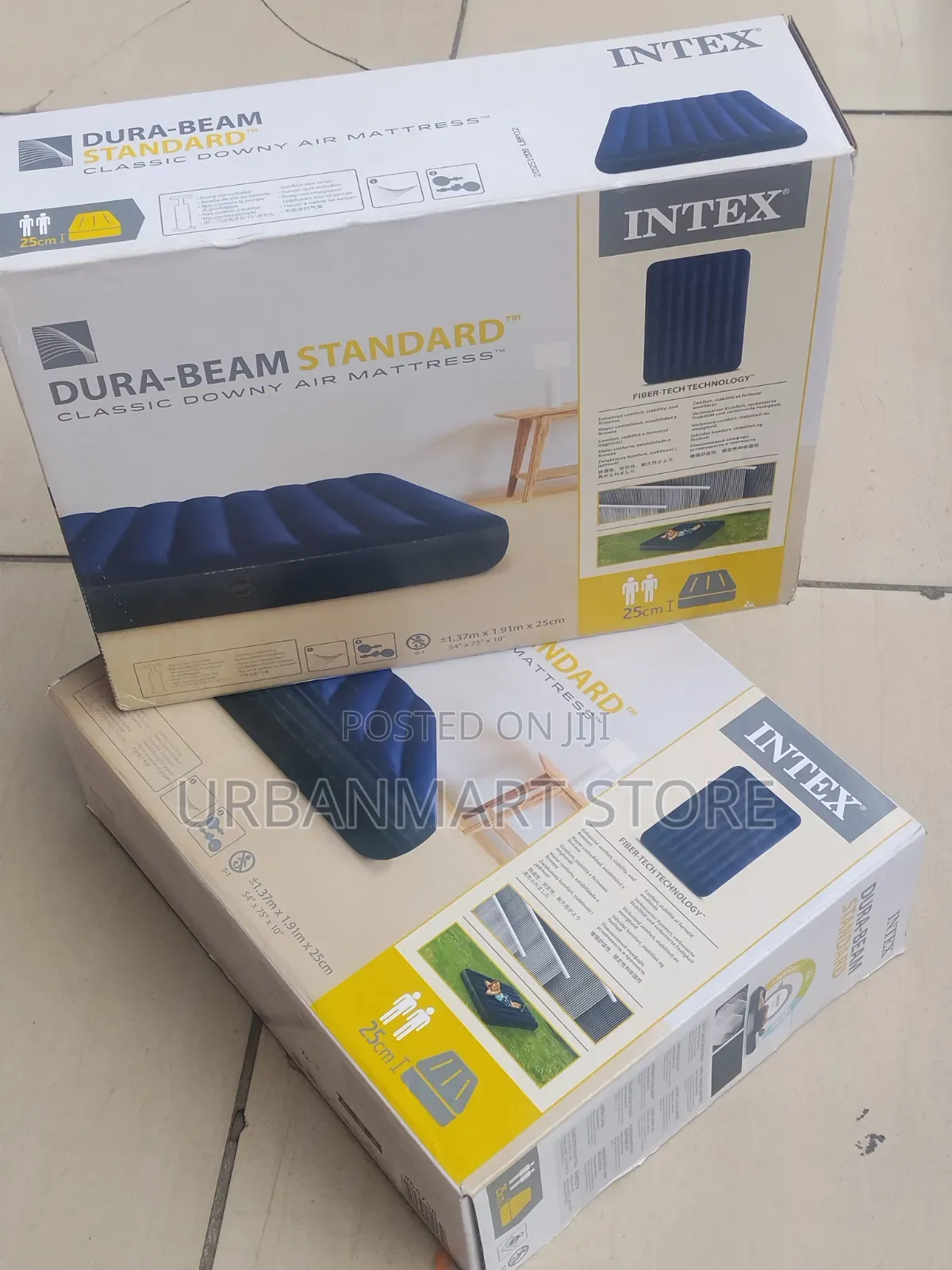 Selling Mattress - 5 by 6 Intex Inflatable Air Bed With Electric Pump