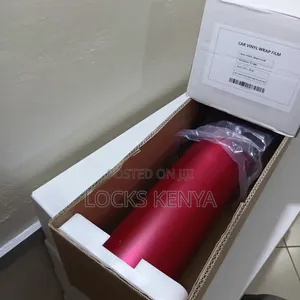 Super Matte Restorable Romanji Red Car Wrap