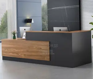 Modern Front Office Reception Desk : Office Front Desk Workstation