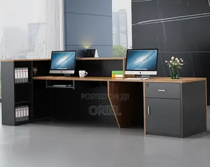 Modern Front Office Reception Desk : Office Front Desk Workstation