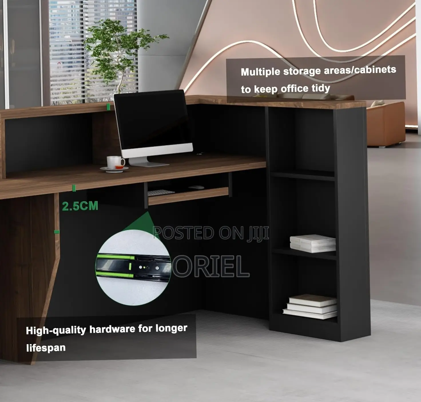 Modern Front Office Reception Desk : Office Front Desk Workstation