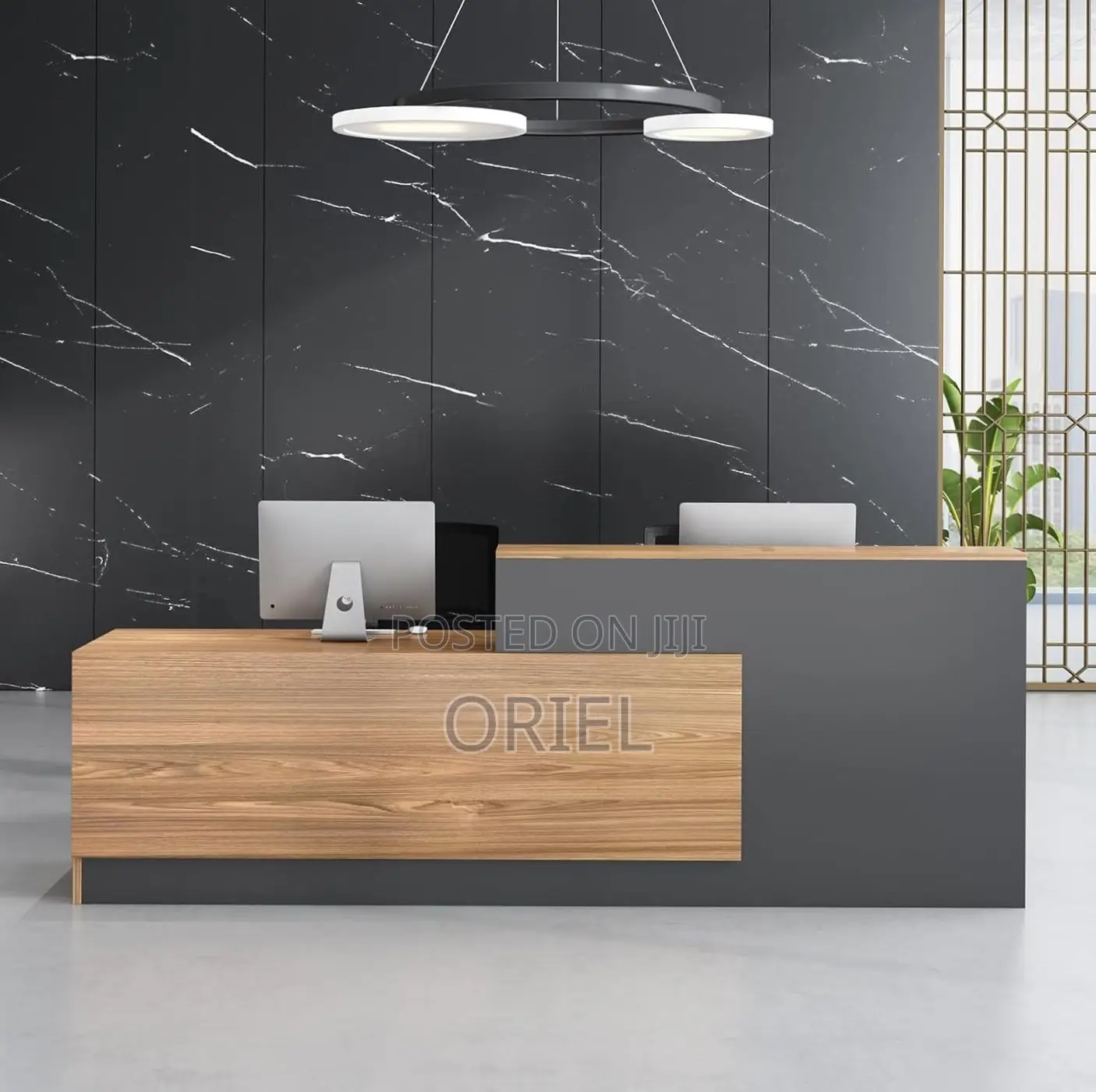 Modern Front Office Reception Desk : Office Front Desk Workstation