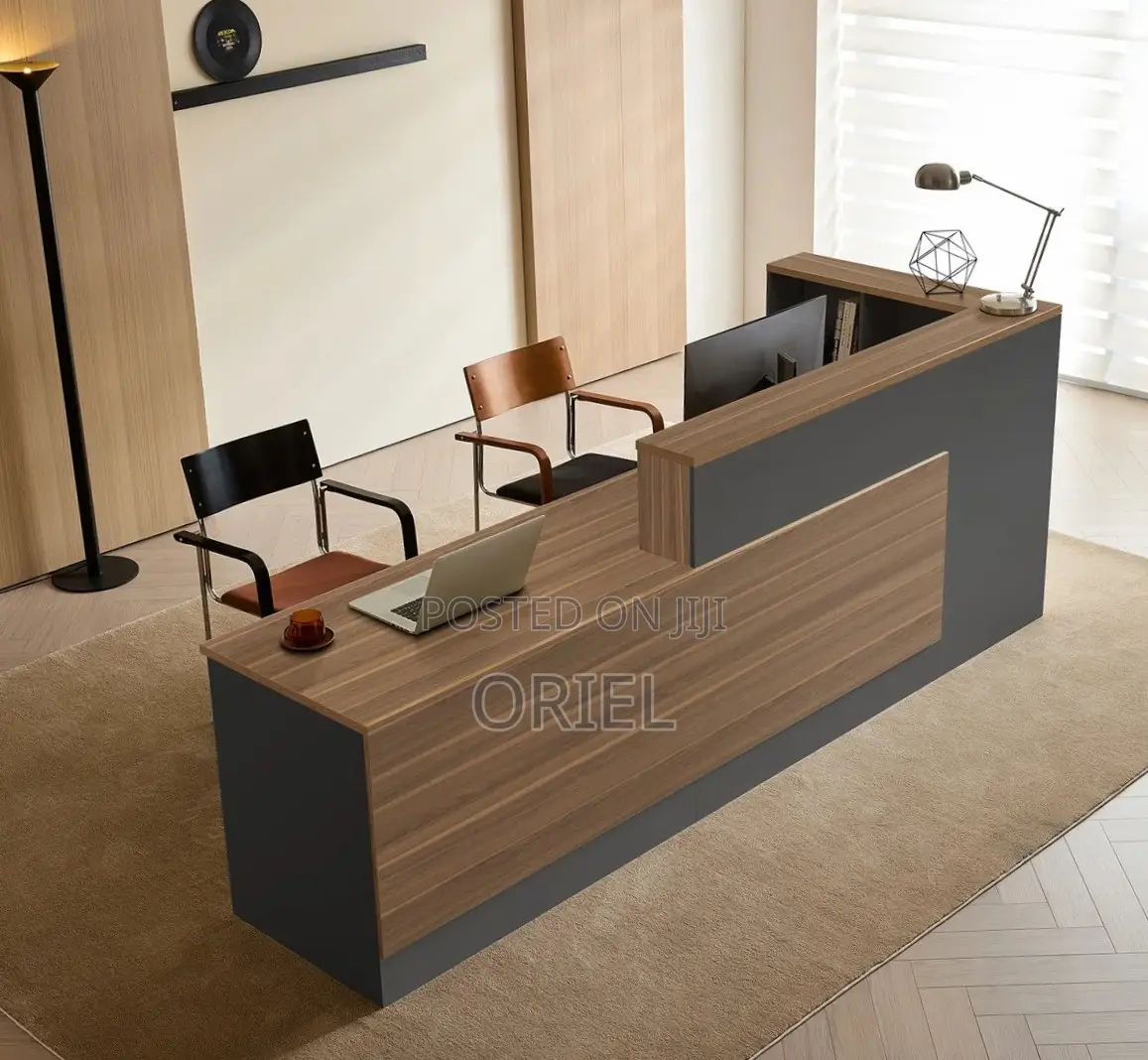 Modern Front Office Reception Desk : Office Front Desk Workstation