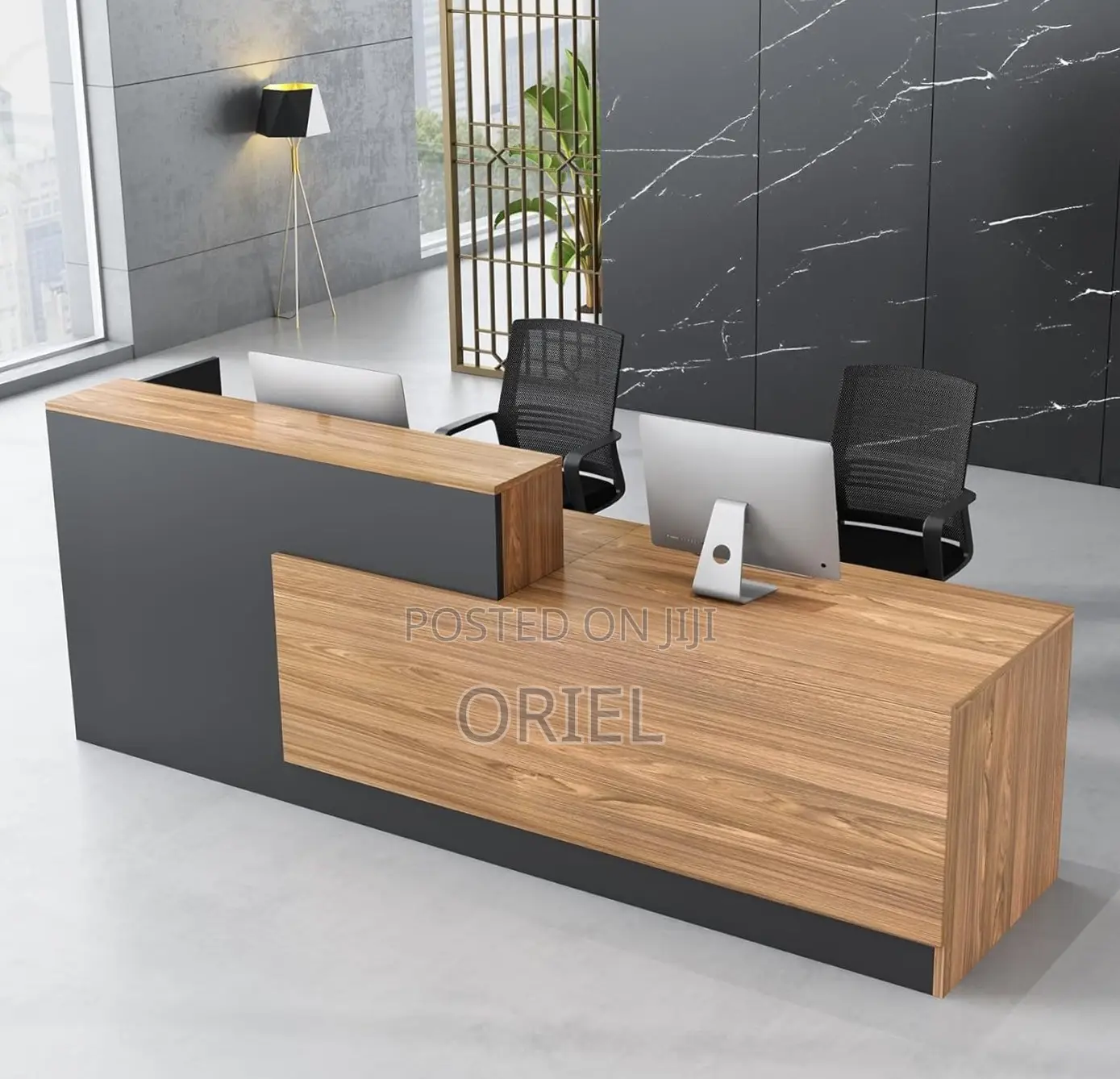 Modern Front Office Reception Desk : Office Front Desk Workstation