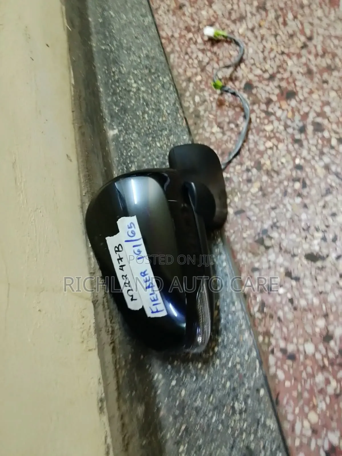 Sidemirror Fielder 161 RHS Black 7wire Indicator