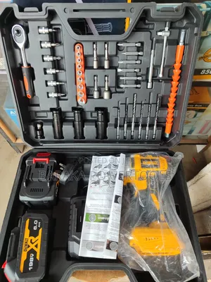 DeWALT-style 198V Cordless Drill/Driver Tool Kit