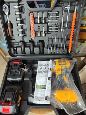 DeWALT-style 198V Cordless Drill/Driver Tool Kit