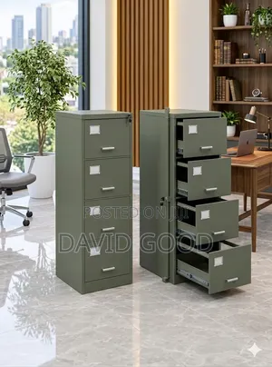 Green Metal Storage Cabinet