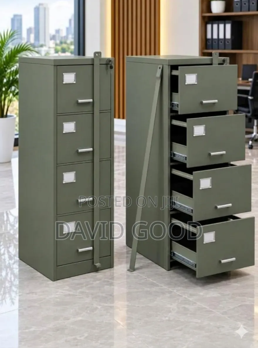 Green Metal Storage Cabinet