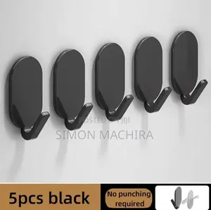 5pcs Adhesive Hooks Set