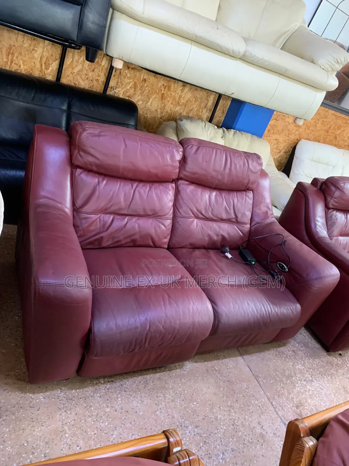 Ex-Uk Leather Sofas