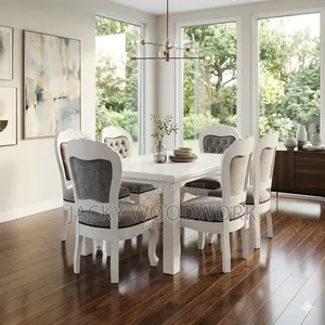 French Inspired White Dining Set