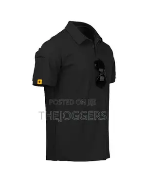 Men's Tactical,Breathable,Sweat-Wicking Golf Polo T-Shirt With Pocket