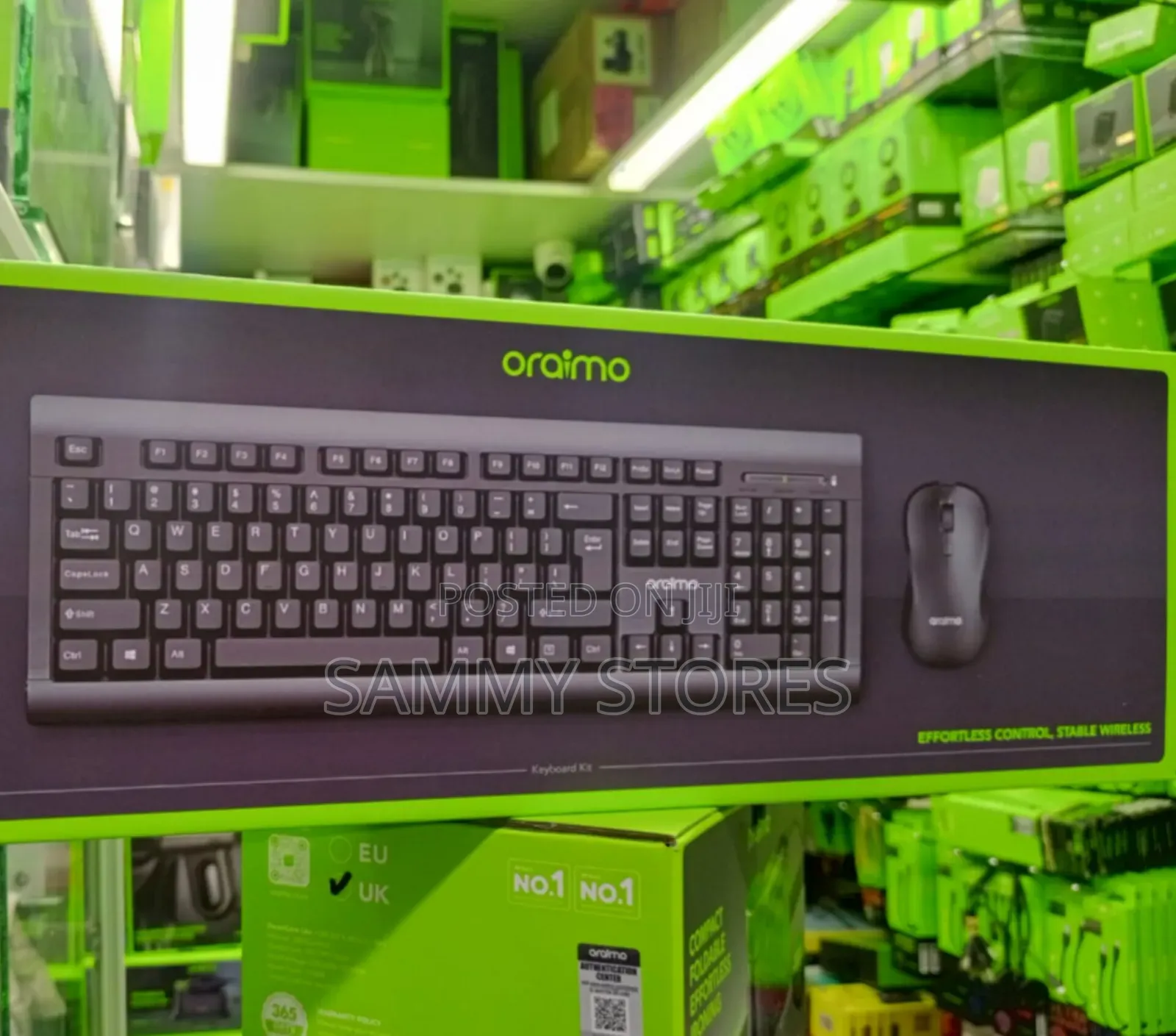 Oraimo 2.4G Wireless Computer Keyboard Mouse Co